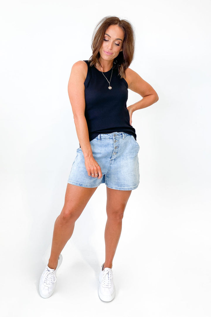 AS Colour Organic Rib Tank Black