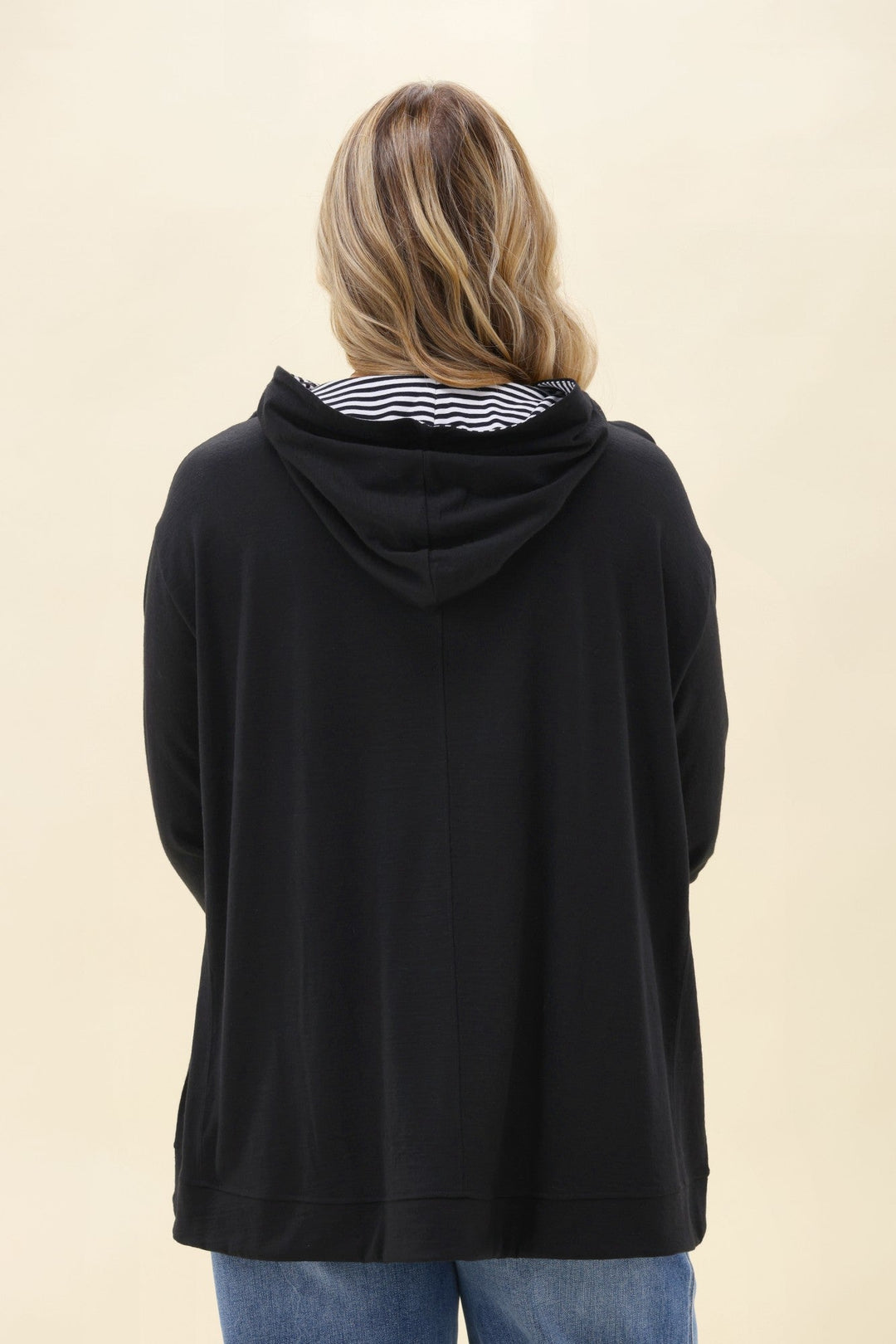 Alpine by Bristol Hoodie Black White