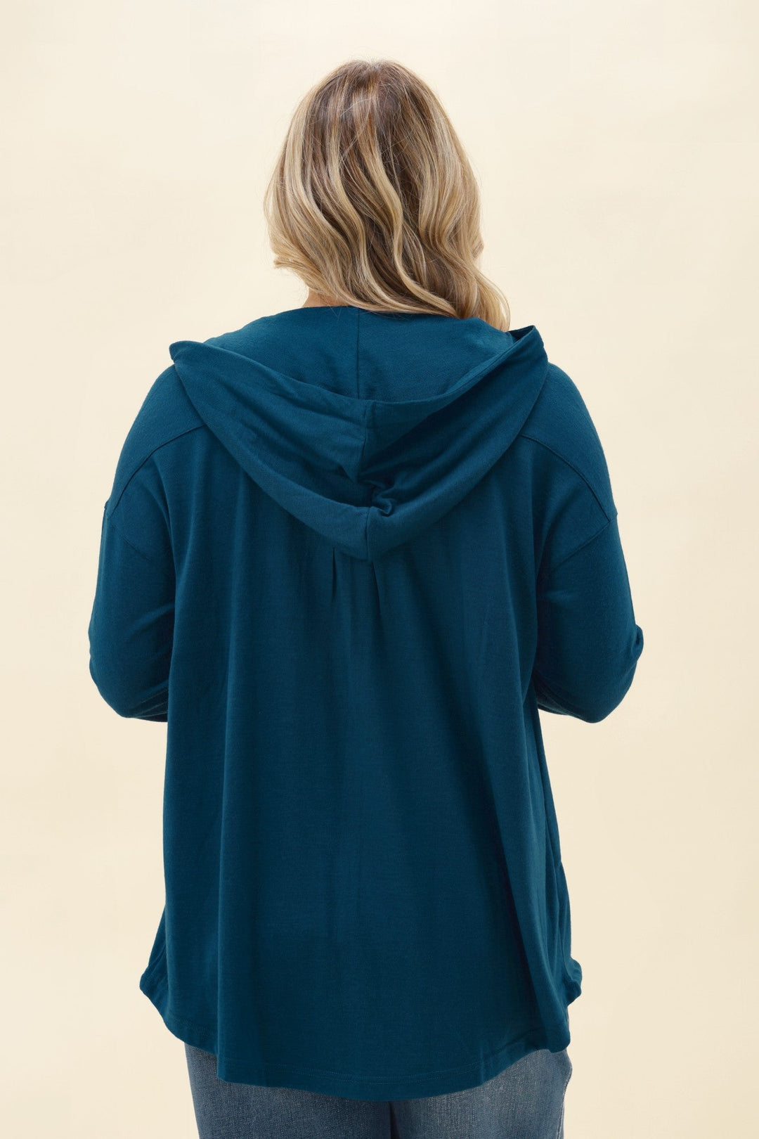 Alpine by Brooks Zip Front Hoodie Teal