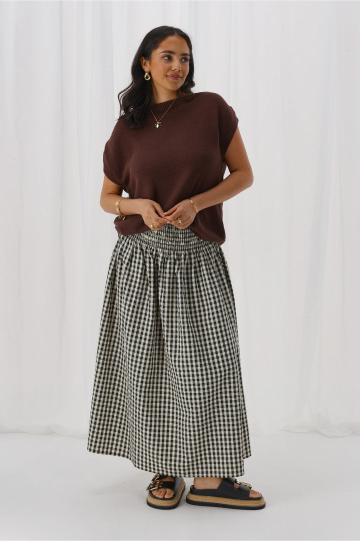 Ayva Chloe Skirt Gingham