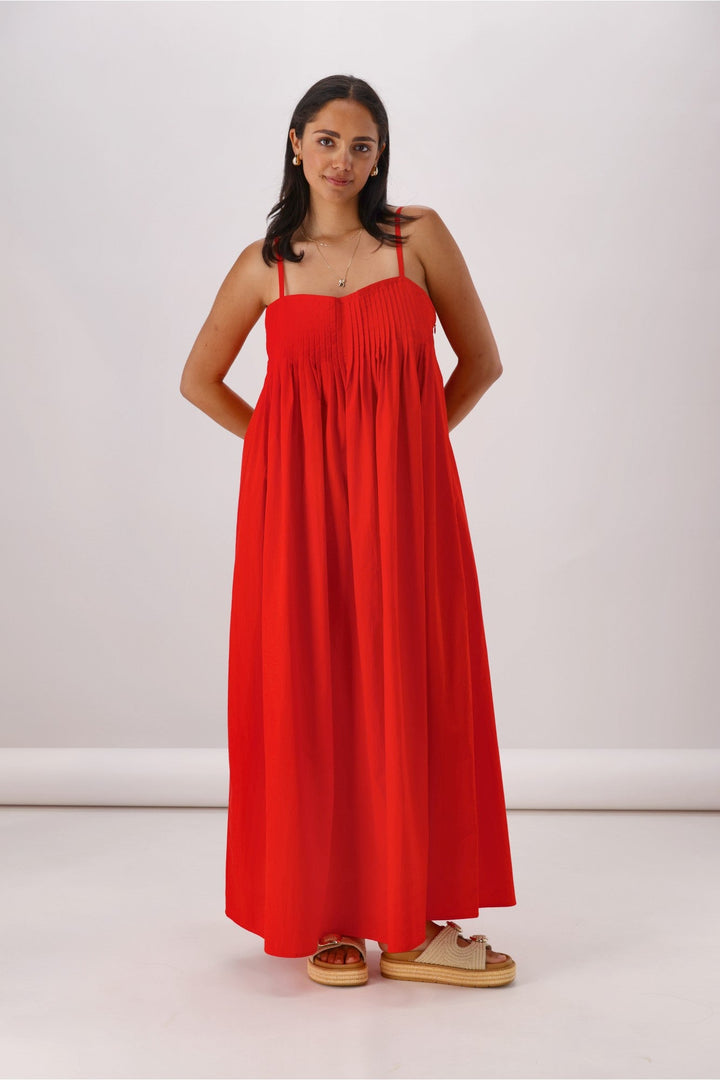 Ayva Estelle Maxi Dress Red