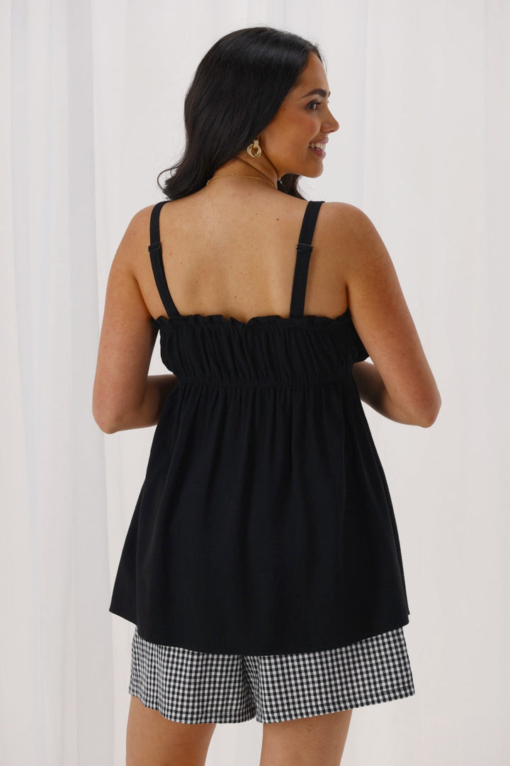 Ayva Isabella Top Black