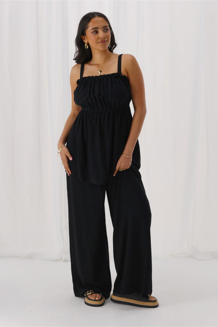 Ayva Isabella Top Black