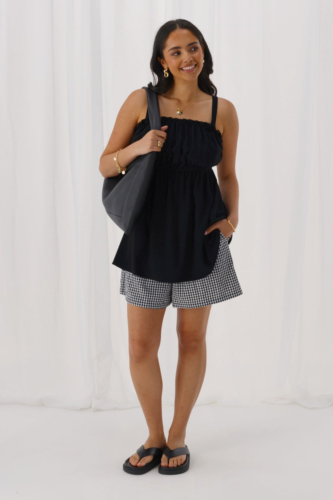 Ayva Isabella Top Black