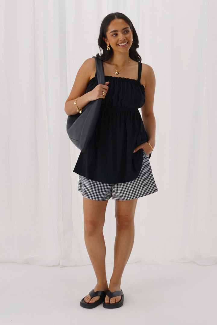Ayva Isabella Top Black
