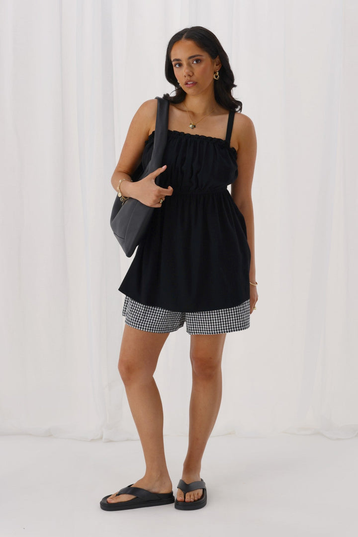 Ayva Isabella Top Black