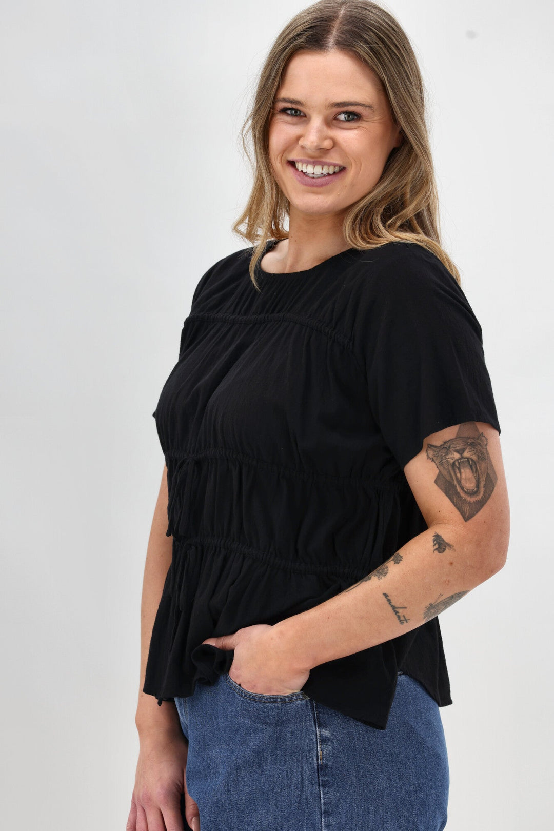 Ayva Lola Top Black