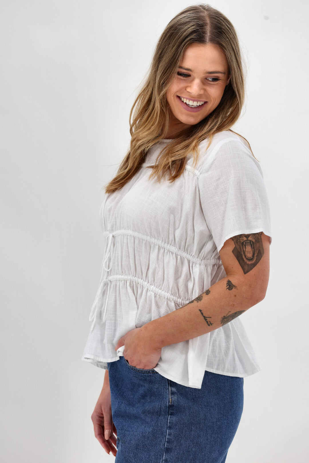 Ayva Lola Top White