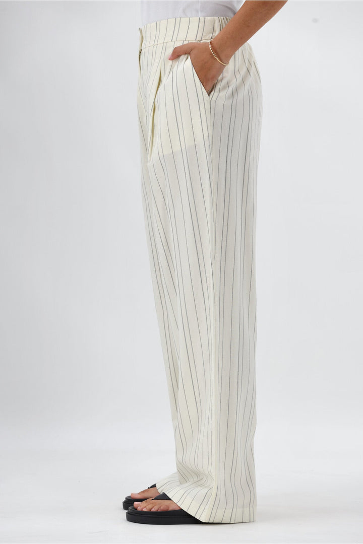 Ayva Noah Pant Natural Black Stripe