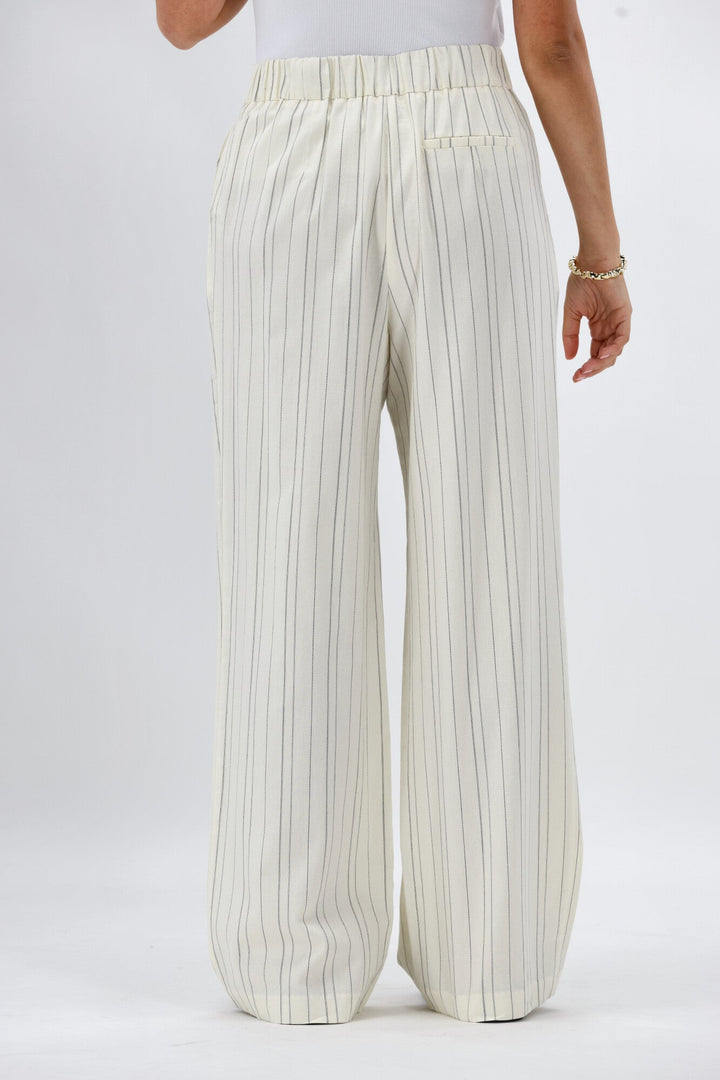 Ayva Noah Pant Natural Black Stripe