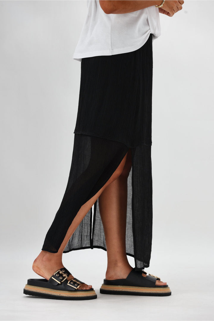 Ayva Tessa Maxi Skirt Black