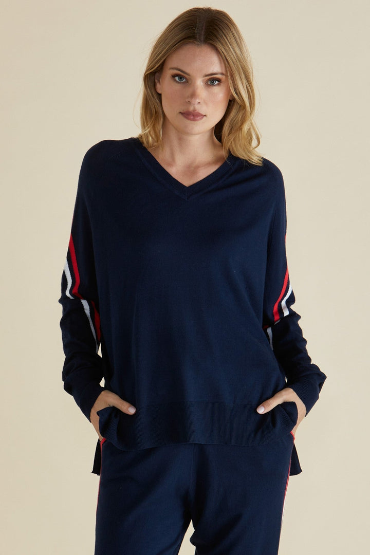 Betty Basics Karina Knit Sweater Navy