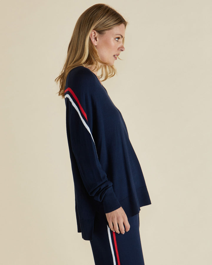 Betty Basics Karina Knit Sweater Navy