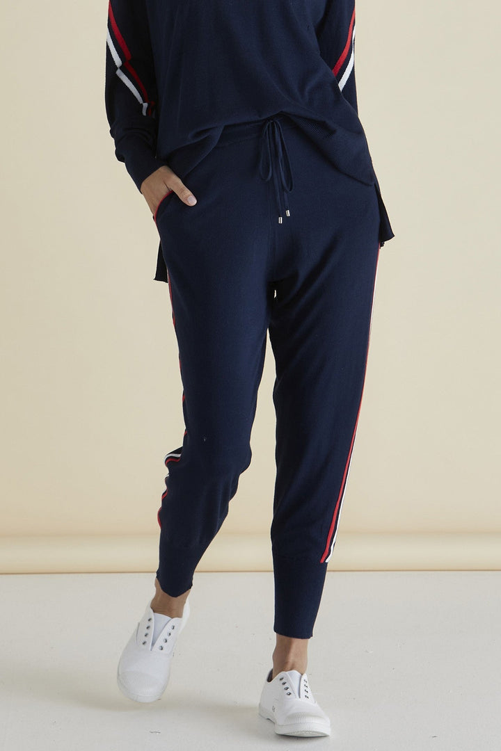 Betty Basics Aida Knit Pant Navy