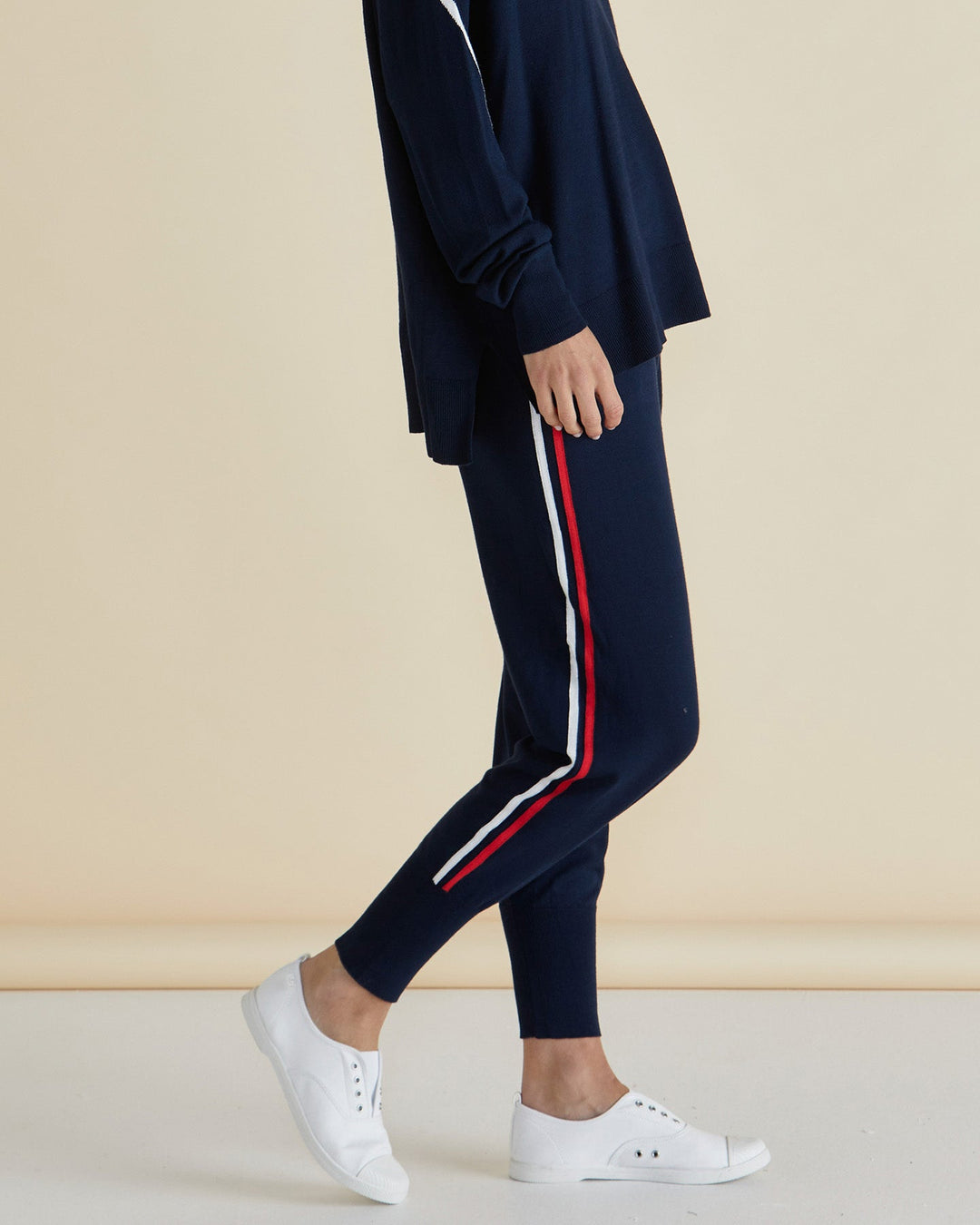 Betty Basics Aida Knit Pant Navy