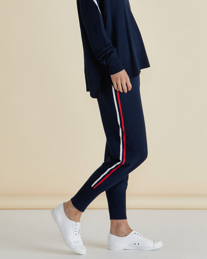 Betty Basics Aida Knit Pant Navy