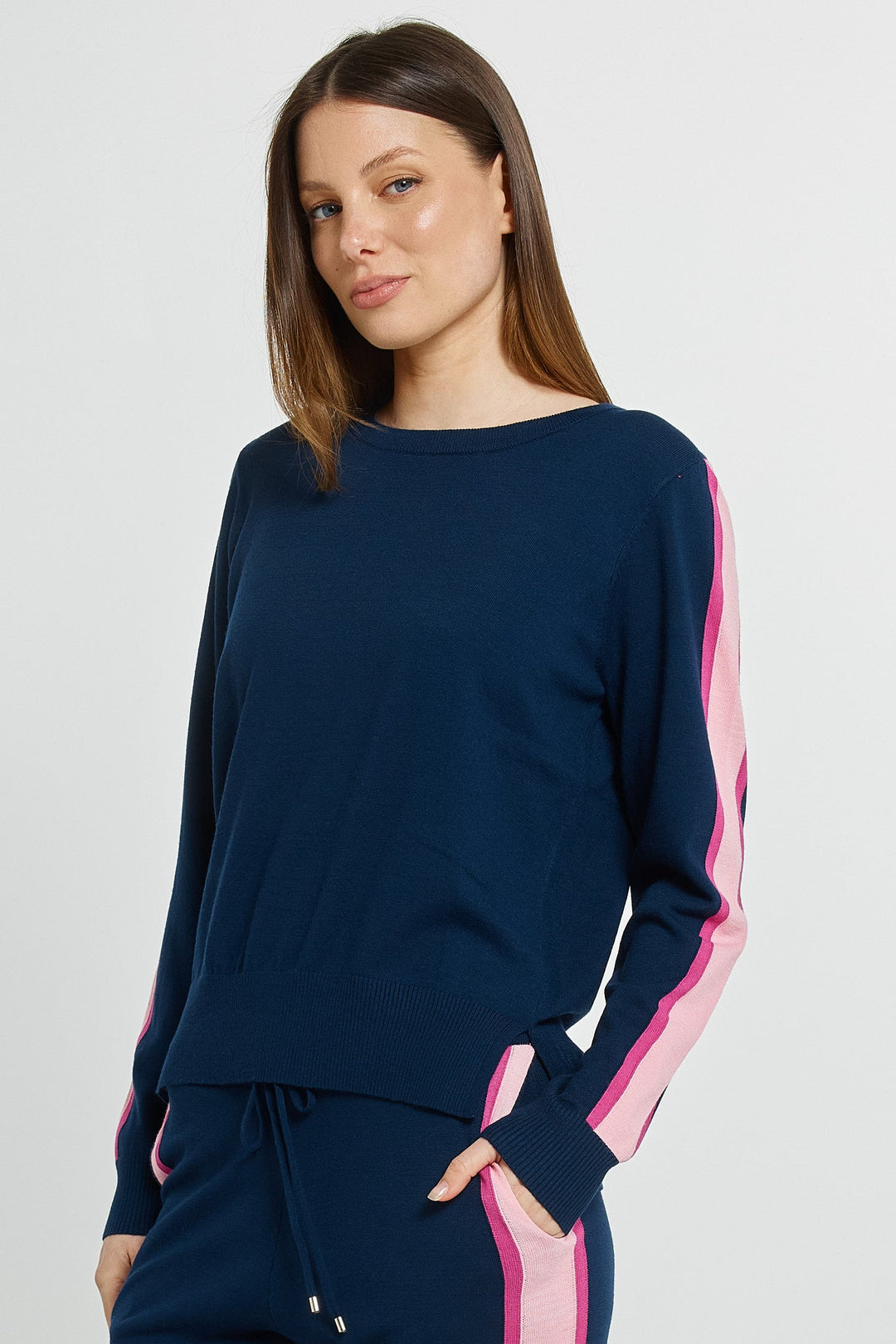 Betty Basics Lenore Sweater Navy