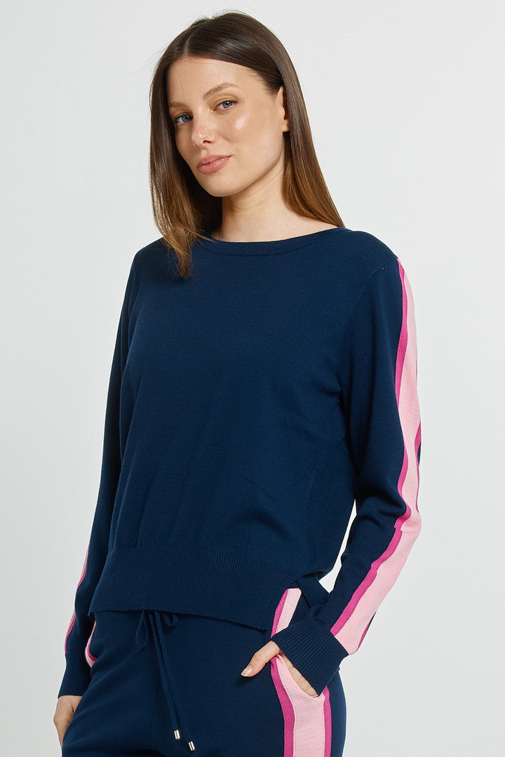Betty Basics Lenore Sweater Navy