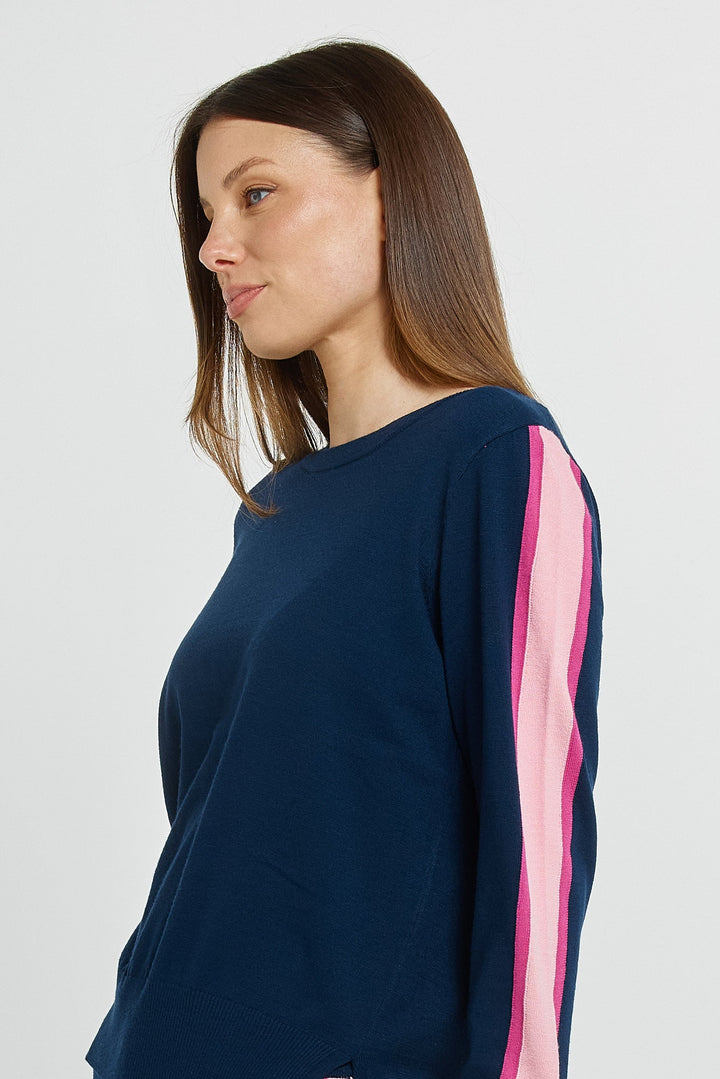 Betty Basics Lenore Sweater Navy