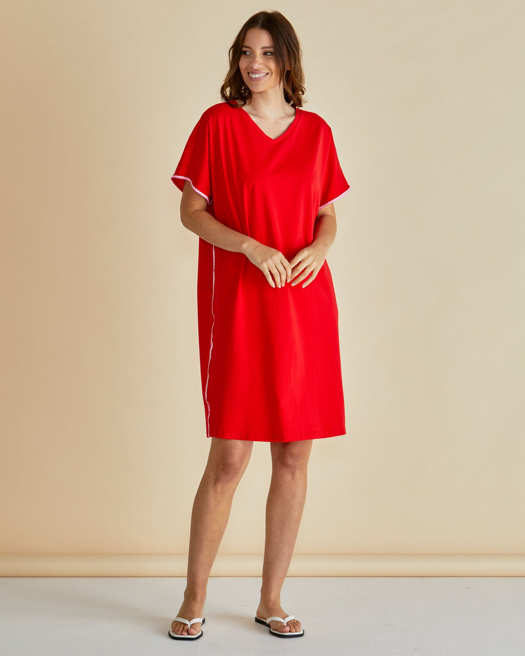 Betty Basics Stellar T-Shirt Dress Red