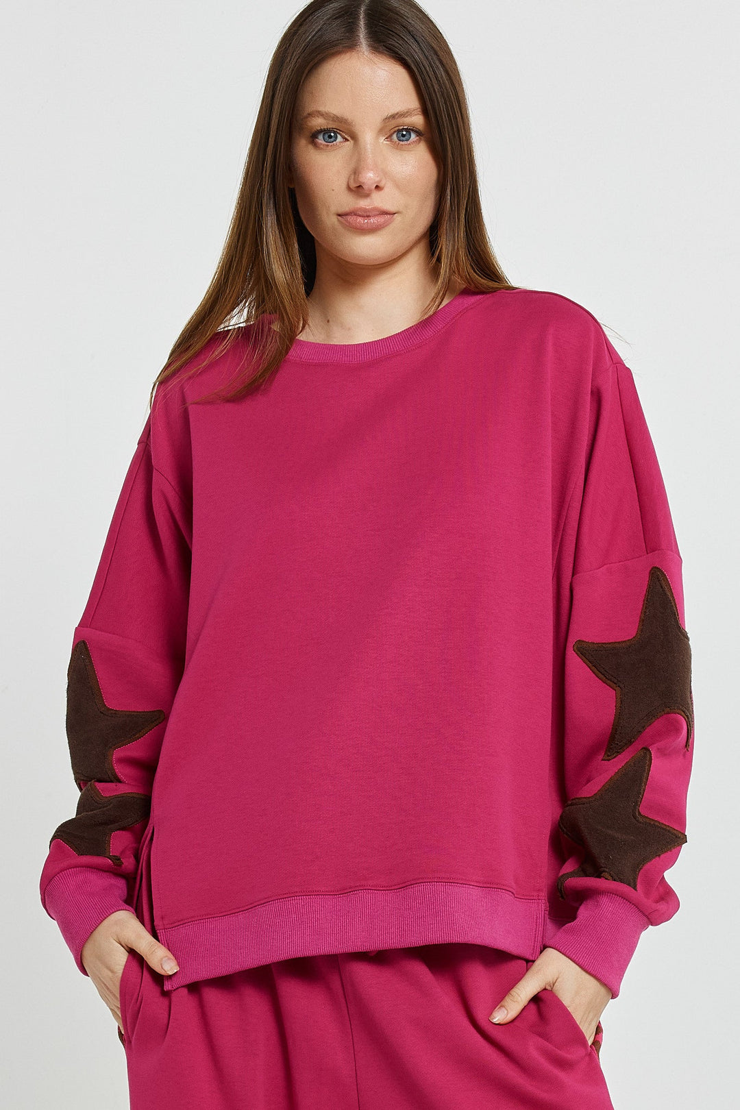 Betty Basics Saskia Sweatshirt Mulberry