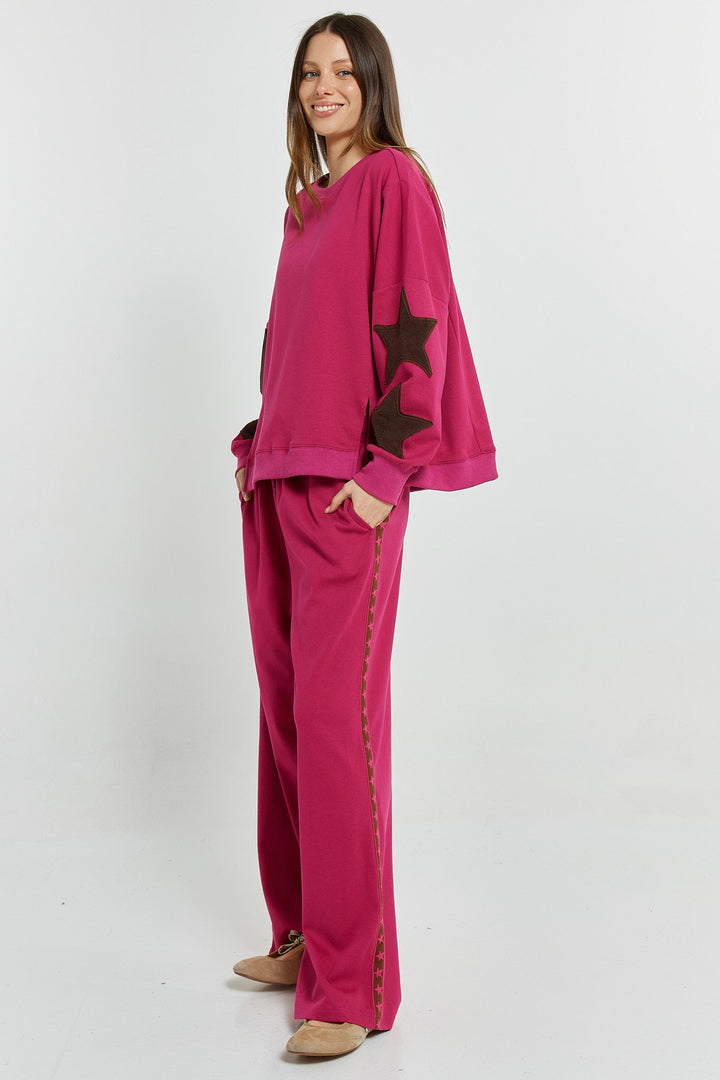Betty Basics Saskia Sweatshirt Mulberry