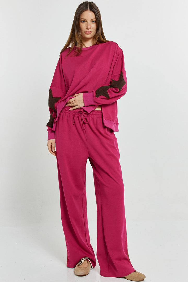 Betty Basics Saskia Trackpant Mulberry