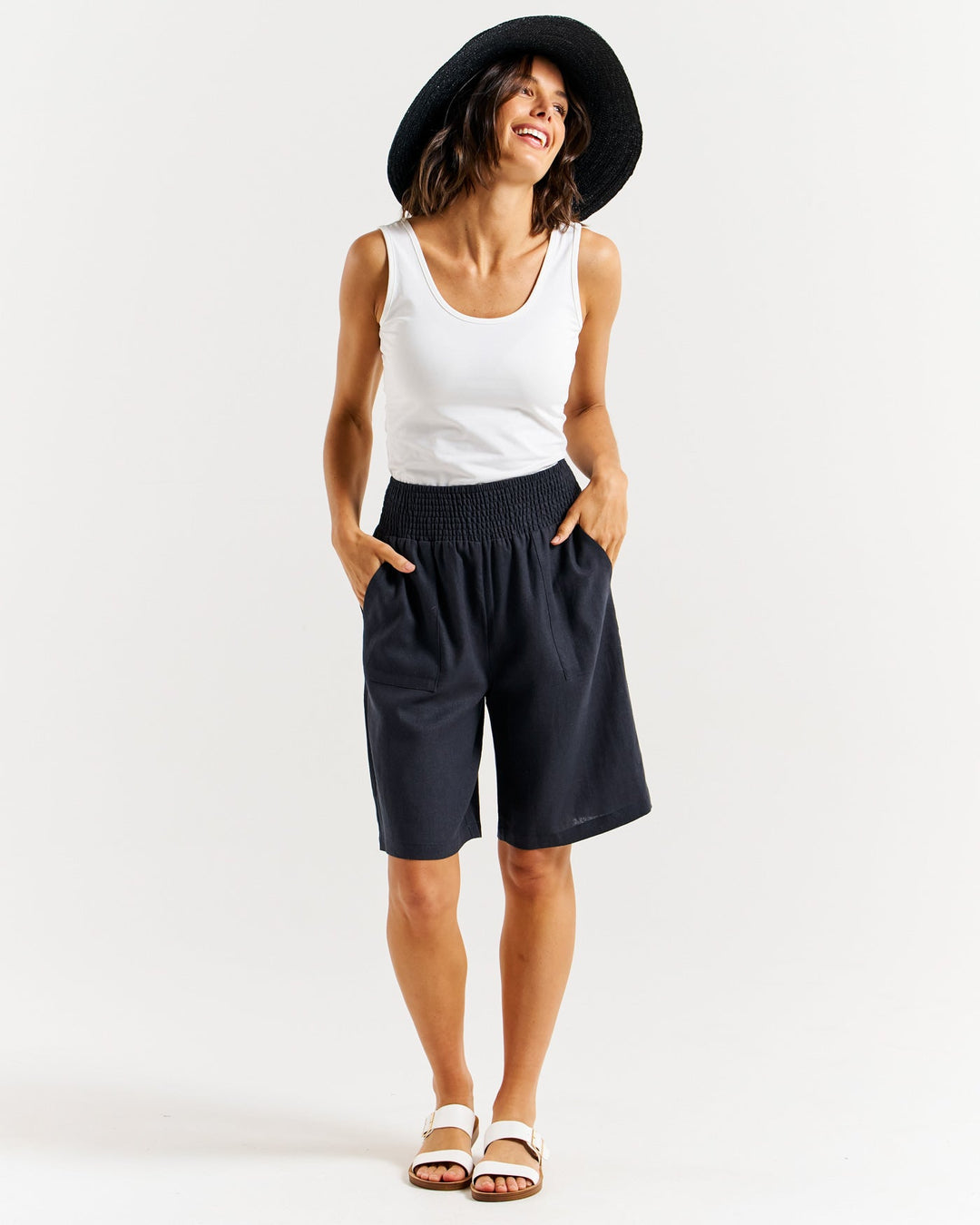 Betty Basics Lee Bermuda Short Indi Grey