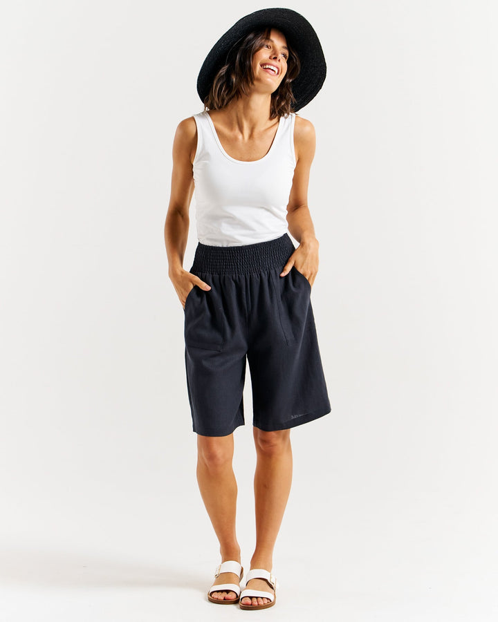Betty Basics Lee Bermuda Short Indi Grey