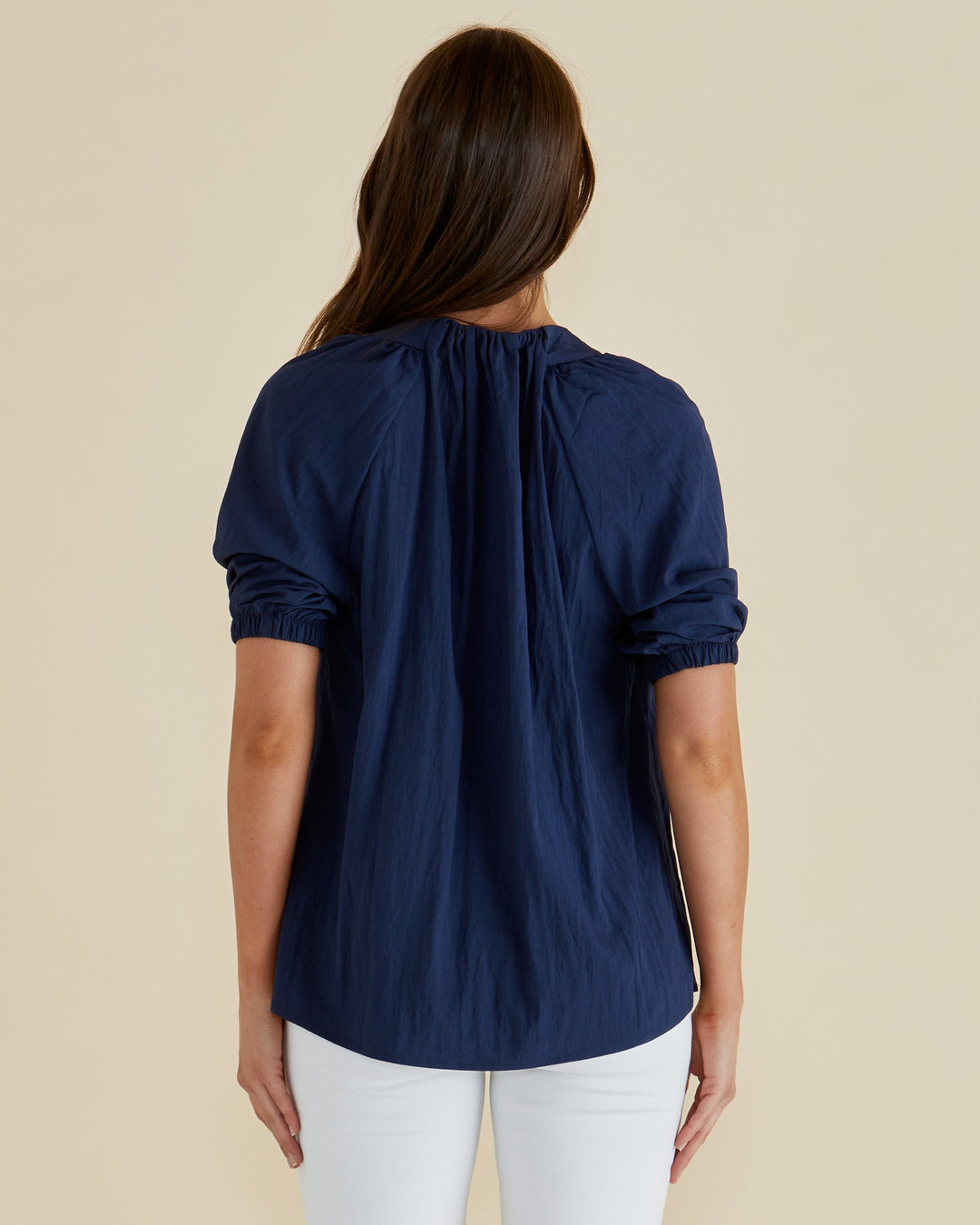 Betty Basics Joanne Blouse Navy Blue