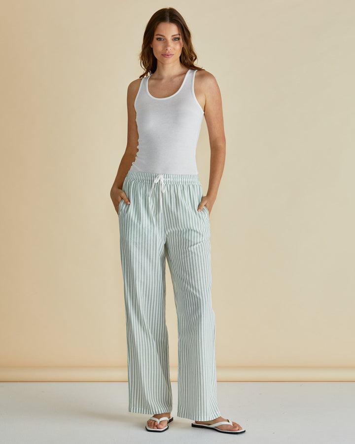 Betty Basics Georgie Pants Sage