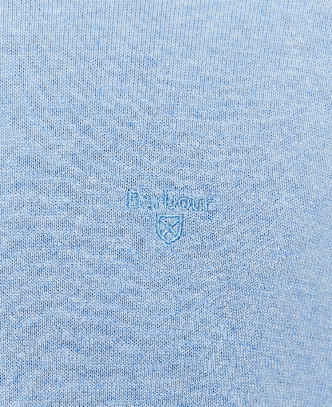 Barbour Pima Cotton Crew Neck Sweater Dark Chambray