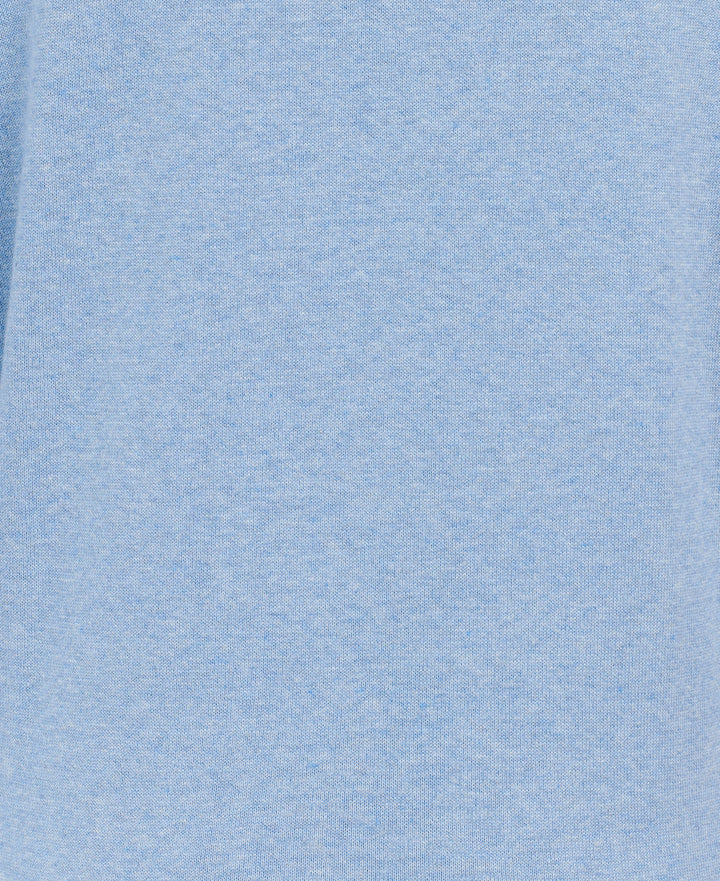 Barbour Pima Cotton Crew Neck Sweater Dark Chambray