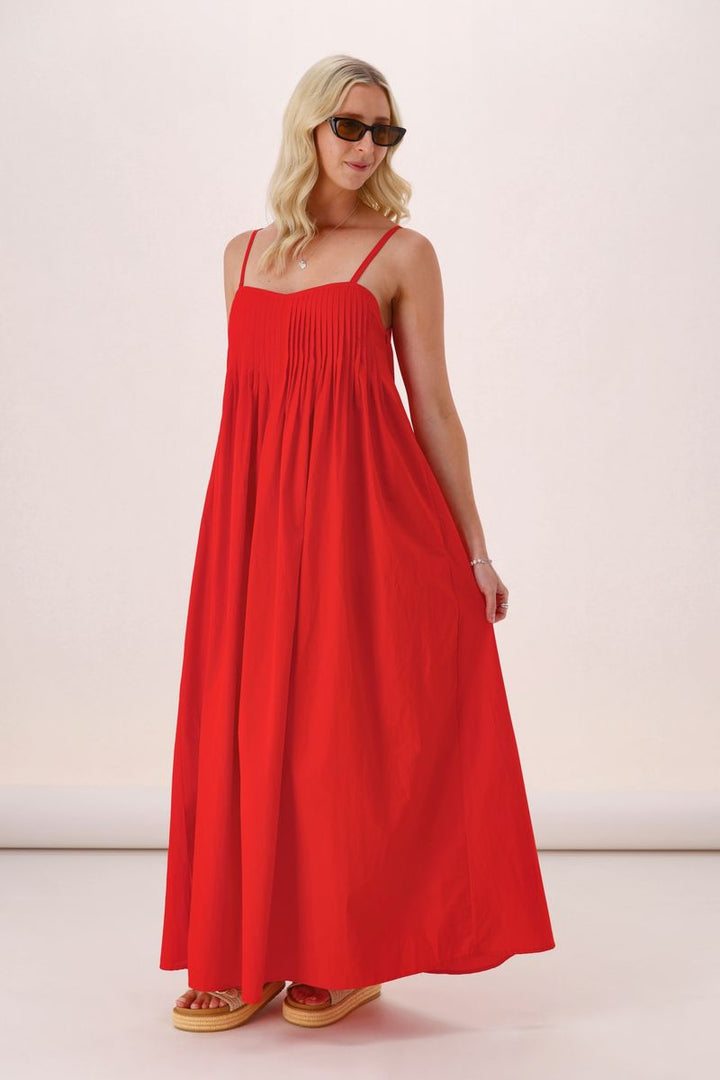 Ayva Estelle Maxi Dress Red