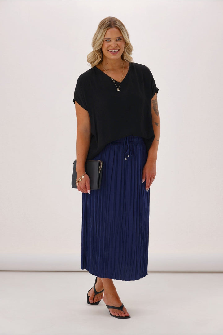 Celebration Connor Sateen Skirt Midnight