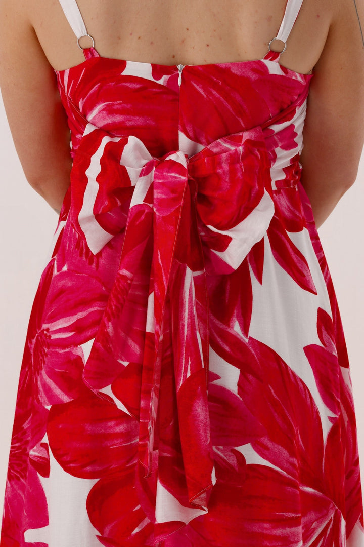 Celebration Lyra Hibiscus Print Dress Floral