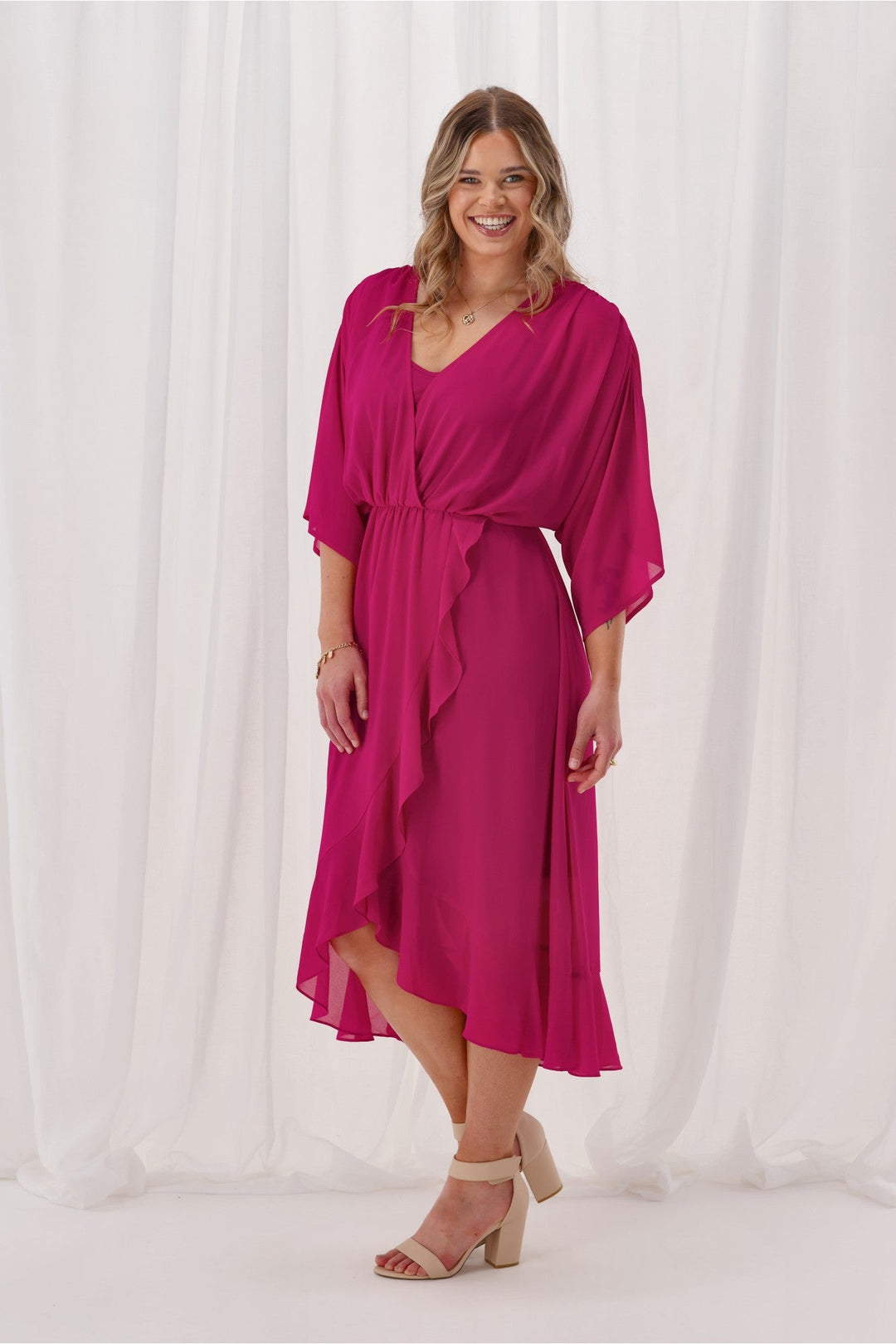 Celebration Opal Wrap Dress Berry