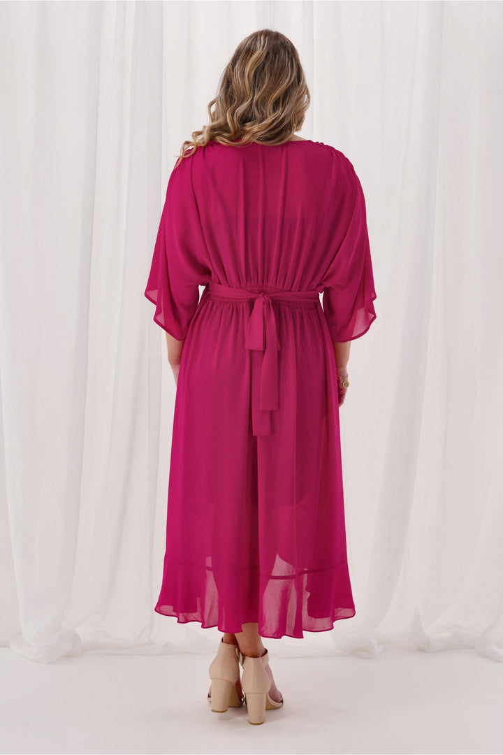 Celebration Opal Wrap Dress Berry