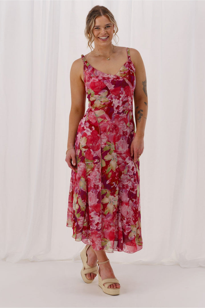 Celebration Tully Maxi Dress Pink Floral