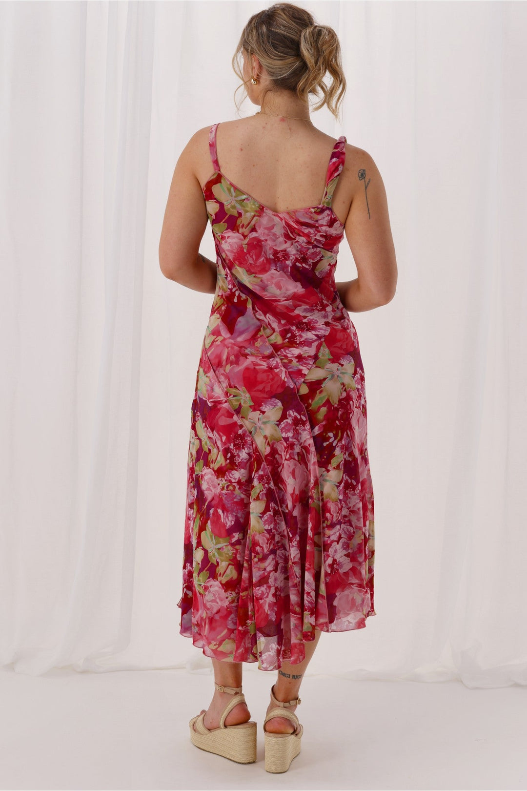 Celebration Tully Maxi Dress Pink Floral
