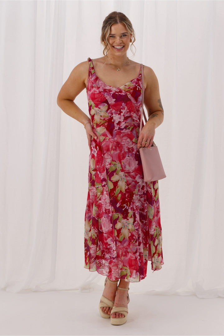 Celebration Tully Maxi Dress Pink Floral