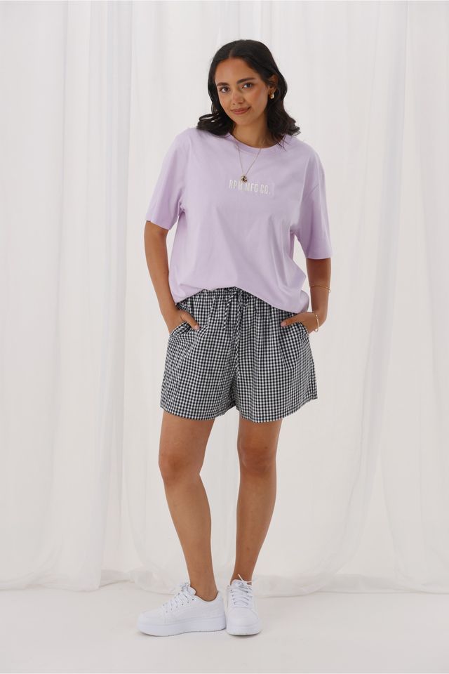 Label Maristella Shorts Black Gingham