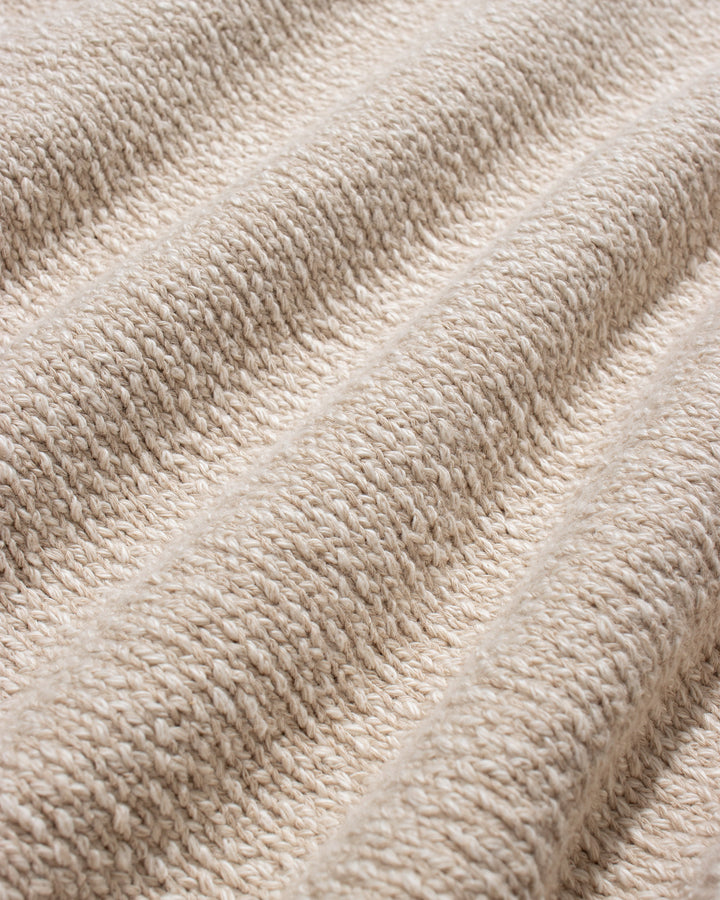 Far Afield Waldo V-Neck Sweater Sand