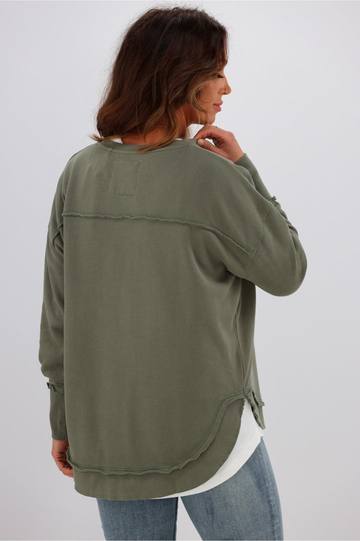 Foxwood Delilah Crew Khaki