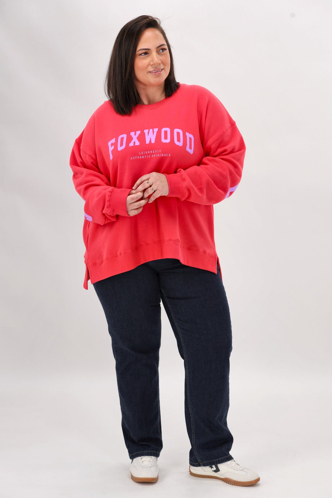 Foxwood Interval Crew Raspberry with Neon Lilac