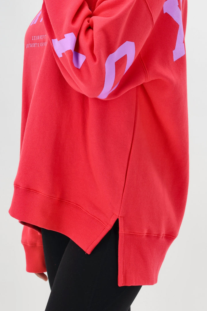 Foxwood Interval Crew Raspberry with Neon Lilac