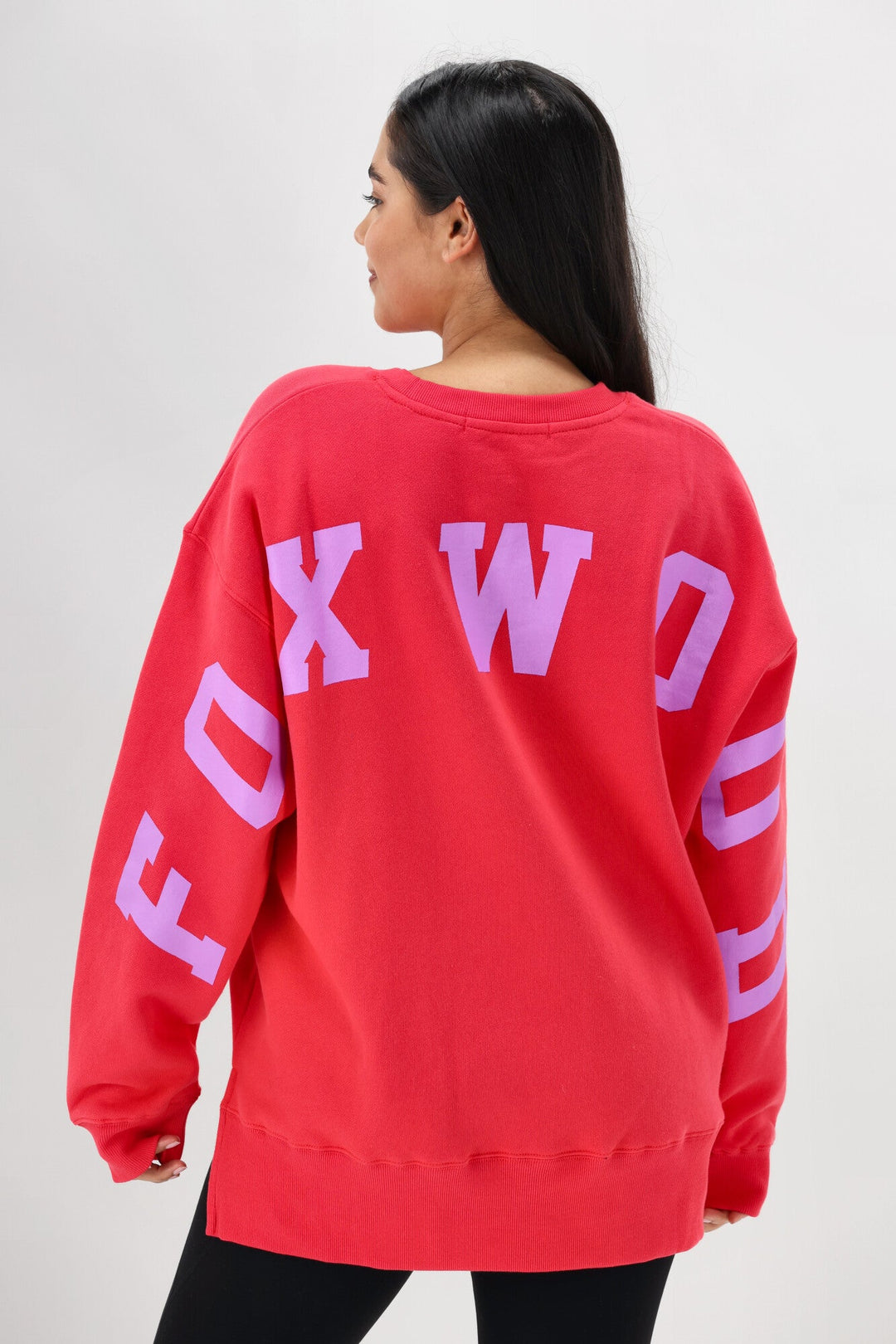 Foxwood Interval Crew Raspberry with Neon Lilac