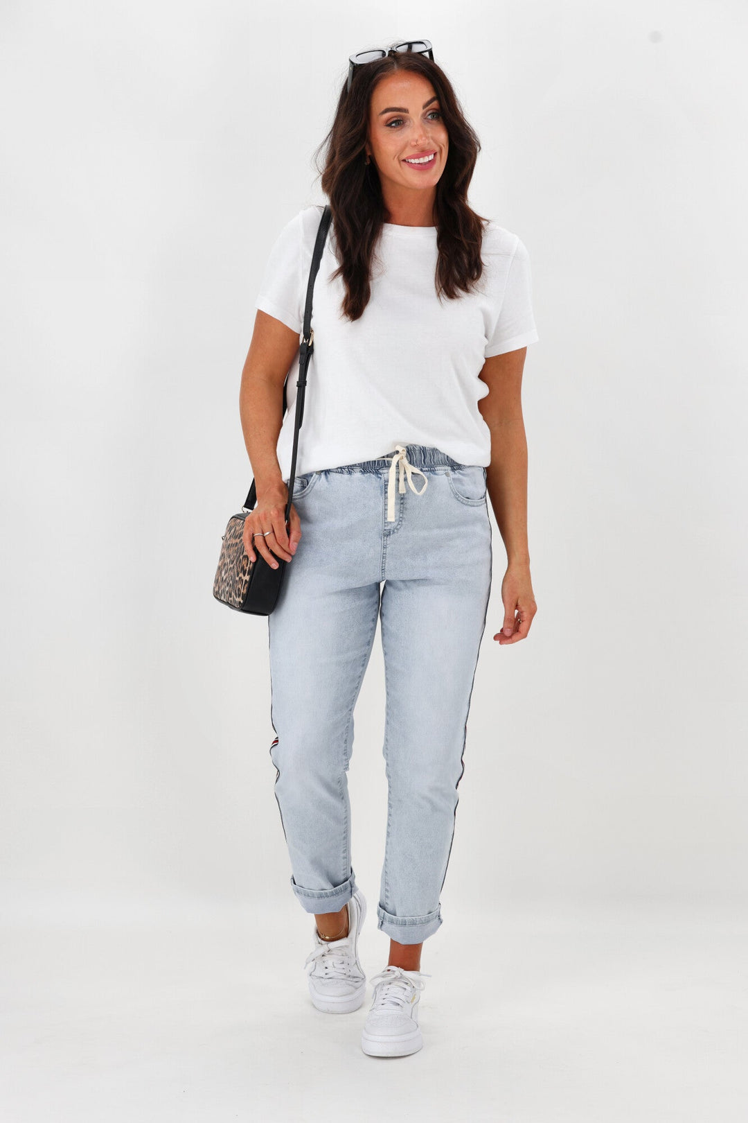 Foxwood Juliette Taped Jogger Vintage Pale Blue