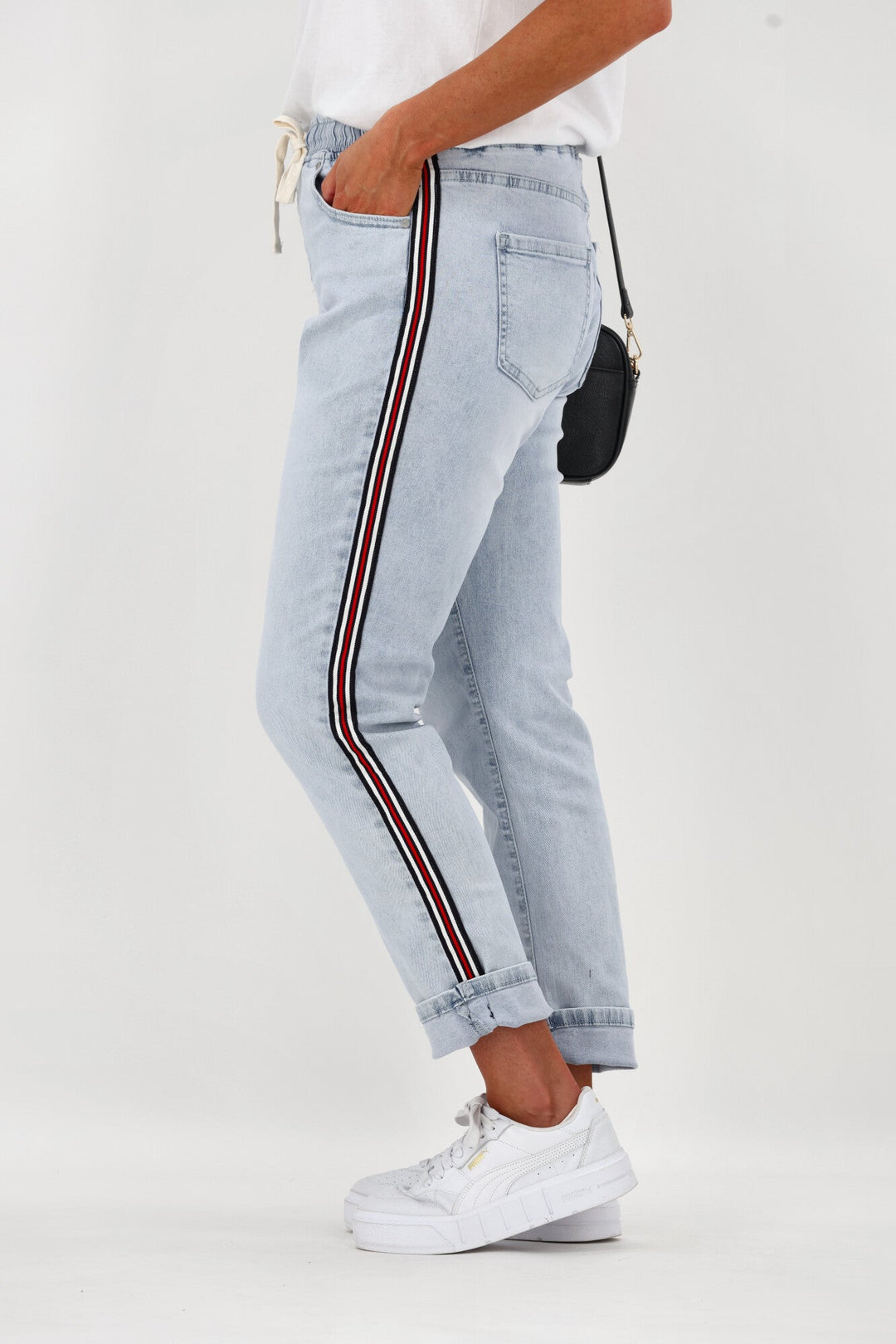 Foxwood Juliette Taped Jogger Vintage Pale Blue