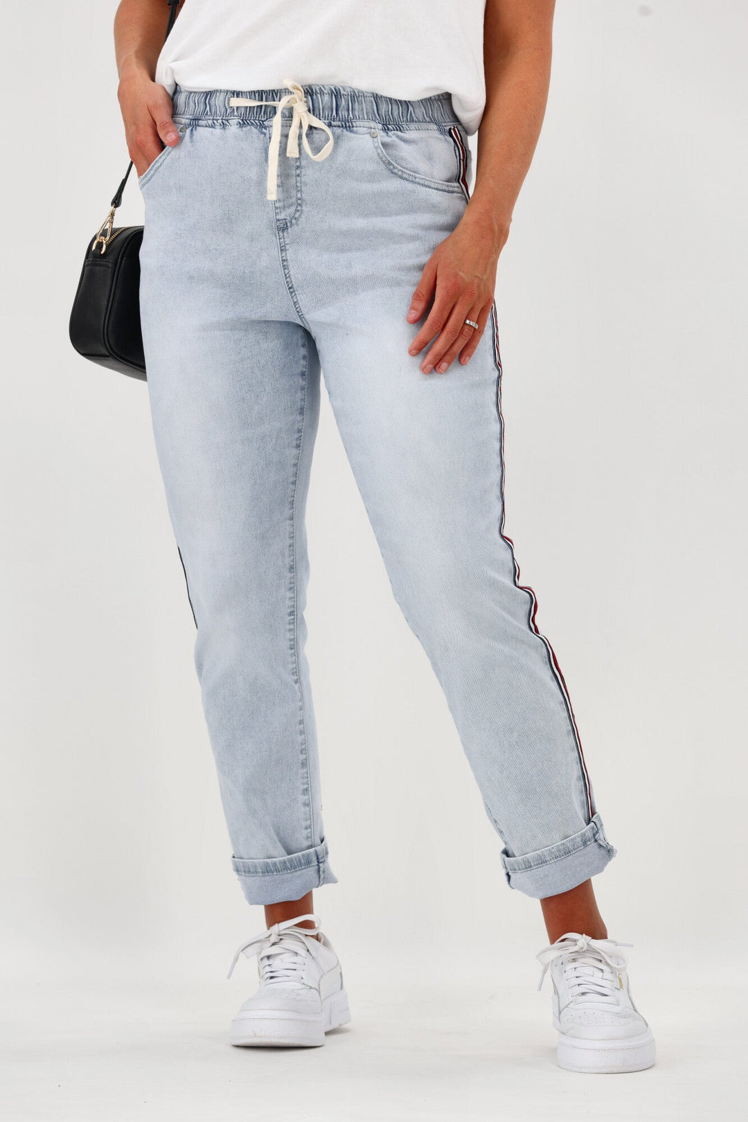 Foxwood Juliette Taped Jogger Vintage Pale Blue